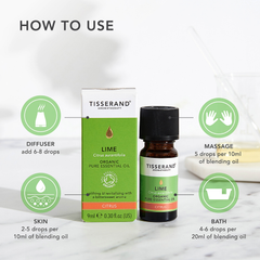 Image 4 for Lime Organic Pure Essential Oil 9ml