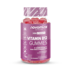 Image 1 for B12 Strawberry Flavour Vitamins 60 Gummies 30 Days Supply