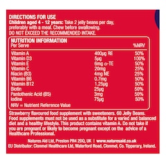 Image 2 for Mini Drops Jelly Beans Multivitamin Strawberry Flavour 60 Beans