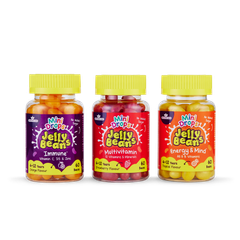 Image 3 for Mini Drops Jelly Beans Multivitamin Strawberry Flavour 60 Beans