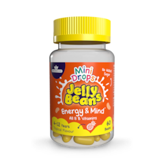 Image 1 for Mini Drops Jelly Beans Energy & Mind Tropical Flavour 60 Beans