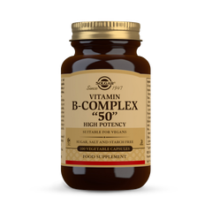 Image 1 for Vitamin B-Complex "50" High Potency Vegetable 100 Capsules