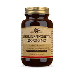 Image 1 for Choline 250mg / Inositol 250mg Vegetable 50 Capsules