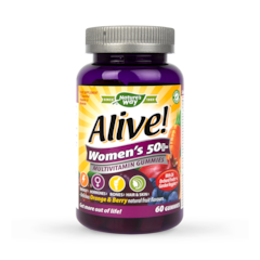 Alive! Womens 50+ Multivitamin 60 Gummies