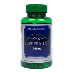 Image 1 for Extra Strength Oil of Peppermint 120 Capsules 200mg