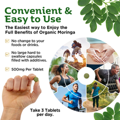 Image 4 for Organic Moringa Tablets – 180 Tablets