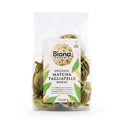 Image 1 for Organic Wheat Tagliatelle Nests Matcha 250g