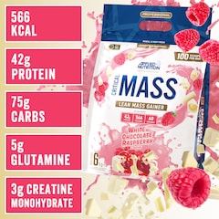 Image 2 for Critical Mass Professional - Weight Gain Protein Powder, High Calorie Weight Gainer, Lean Mass (6Kg - 40 Servings) (White Chocolate & Raspberry)