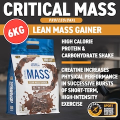 Image 2 for Critical Mass Professional Lean Mass Gainer Chocolate 2.4Kg (40 Servings)