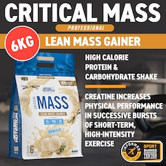 Image 2 for Critical Mass Professional Lean Mass Gainer Vanilla 6kg (40 Servings)