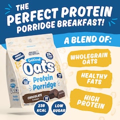 Image 3 for Critical Oats Advanced Protein Porridge - Whey Protein Powder Blend With Wholegrain Oats & Iso-Xp Protein Isolate (600G - 10 Servings) (Chocolate)