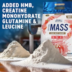 Image 3 for Critical Mass Professional - Weight Gain Protein Powder, High Calorie Weight Gainer, Lean Mass (6Kg - 40 Servings) (Banana)