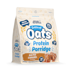 Image 1 for Critical Oats Advanced Protein Porridge - Whey Protein Powder Blend With Wholegrain Oats & Iso-Xp Protein Isolate (600G - 10 Servings) (Salted Caramel)