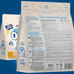 Image 2 for Critical Oats Advanced Protein Porridge - Whey Protein Powder Blend With Wholegrain Oats & Iso-Xp Protein Isolate (600G - 10 Servings) (Golden Syrup)