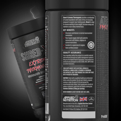 Image 5 for Shred X Fat Burner - Abe All Black Everything Fat Burner, Thermo Weight Management (90 Capsules - 30 Servings)