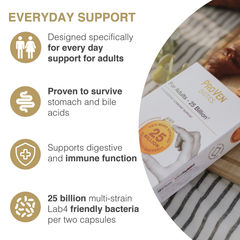 Image 5 for Pro-ven Biotics Adult Acidophilus & Bifidus 30 Capsules