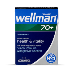 Image 1 for Wellman 70+ 30 Tablets