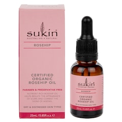 Sukin Certified Organic Rosehip Oil 25ml