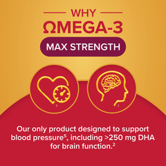 Image 3 for Omega-3 Fish Oil Max Strength With Vitamin D 30 Capsules