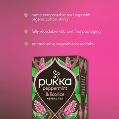Image 2 for Peppermint & Licorice Tea 20 Tea Bags
