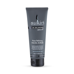 Oil Balancing + Charcoal Pore Refining Facial Scrub 125ml