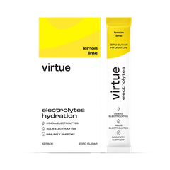 Image 1 for Virtue Electrolytes Hydration - Lemon Lime 12 Sachets