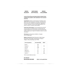 Image 2 for Virtue Electrolytes Hydration - Lemon Lime 12 Sachets