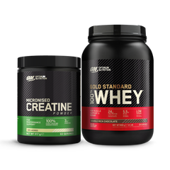 Image 1 for Creatine & Whey Gold Standard Chocolate Bundle