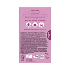 Image 2 for Organic Elderberry & Echinacea 20 Tea Bags