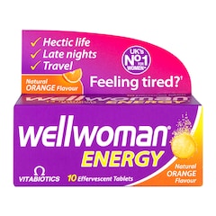 Wellwoman Energy Orange 10 Effervescent Tablets
