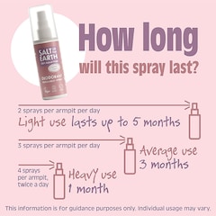 Salt of the Earth - Lavender & Vanilla Natural Deodorant Refillable Spray 100ml