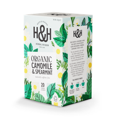Image 1 for Organic Camomile & Spearmint 20 Tea Bags