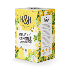 Image 1 for Organic Camomile with Manuka Honey 20 Tea Bags