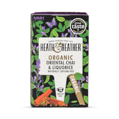 Organic Oriental Chai & Liquorice 20 Tea Bags