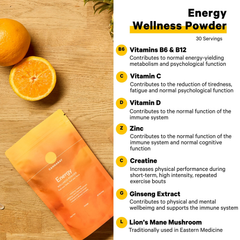 Image 4 for Energy Wellness Powder Orange (30 Servings) 150g