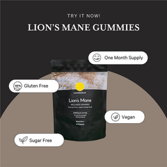Image 3 for Lions Mane Gummies (Energy/Focus) 6,000mg Mixed Berry 60 Gummies