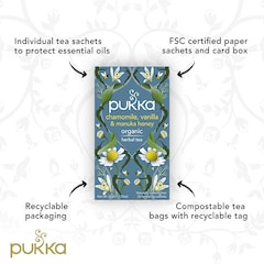 Pukka Chamomile, Vanilla & Manuka Honey 20 Tea Bags