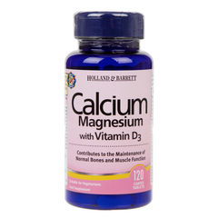 Image 1 for Calcium and Magnesium with Vitamin D3 120 Tablets
