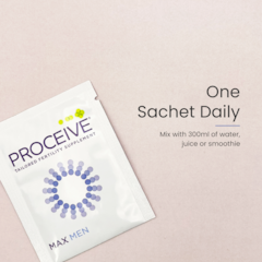 Image 3 for PROCEIVE® Max Men Advanced Fertility Supplement 30 Sachets