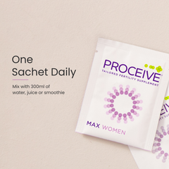 Image 3 for PROCEIVE® Max Women Advanced Fertility Supplement 30 Sachets