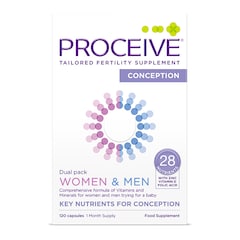 Women & Men Dual Pack Advanced Fertility Supplement 120 Capsules
