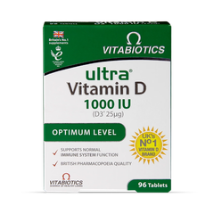 Image 1 for Ultra Vitamin D 1000 IU Optimum Level 96 Tablets