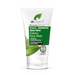 Dr Organic Aloe Vera Creamy Face Wash Travel Mini 50ml