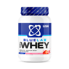 Image 1 for Blue Lab Whey Premium Protein Powder Strawberry 908g