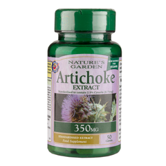 Image 1 for Nature’s Garden Artichoke Extract 350mg 50 Capsules