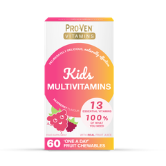 Image 1 for Pro-Ven Kids Multivitamins Raspberry Flavour 60 Tablets
