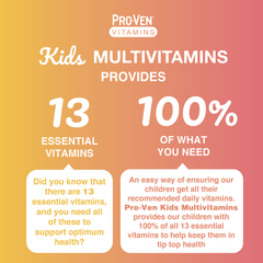 Image 3 for Pro-Ven Kids Multivitamins Raspberry Flavour 60 Tablets