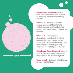 Image 4 for Pro-Ven Kids Immunity 60 Berry Flavour Tablets