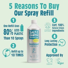 Image 2 for - Unscented Deodorant Spray Refill 1 Litre