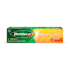 Image 1 for Immuno Effervescent Tablets Orange 15 Tablets
